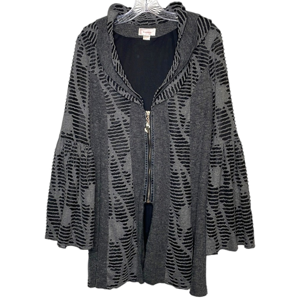 Gray Goth Cardigan